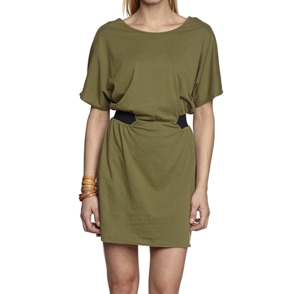 Sonia slouchy belted t-shirt dress